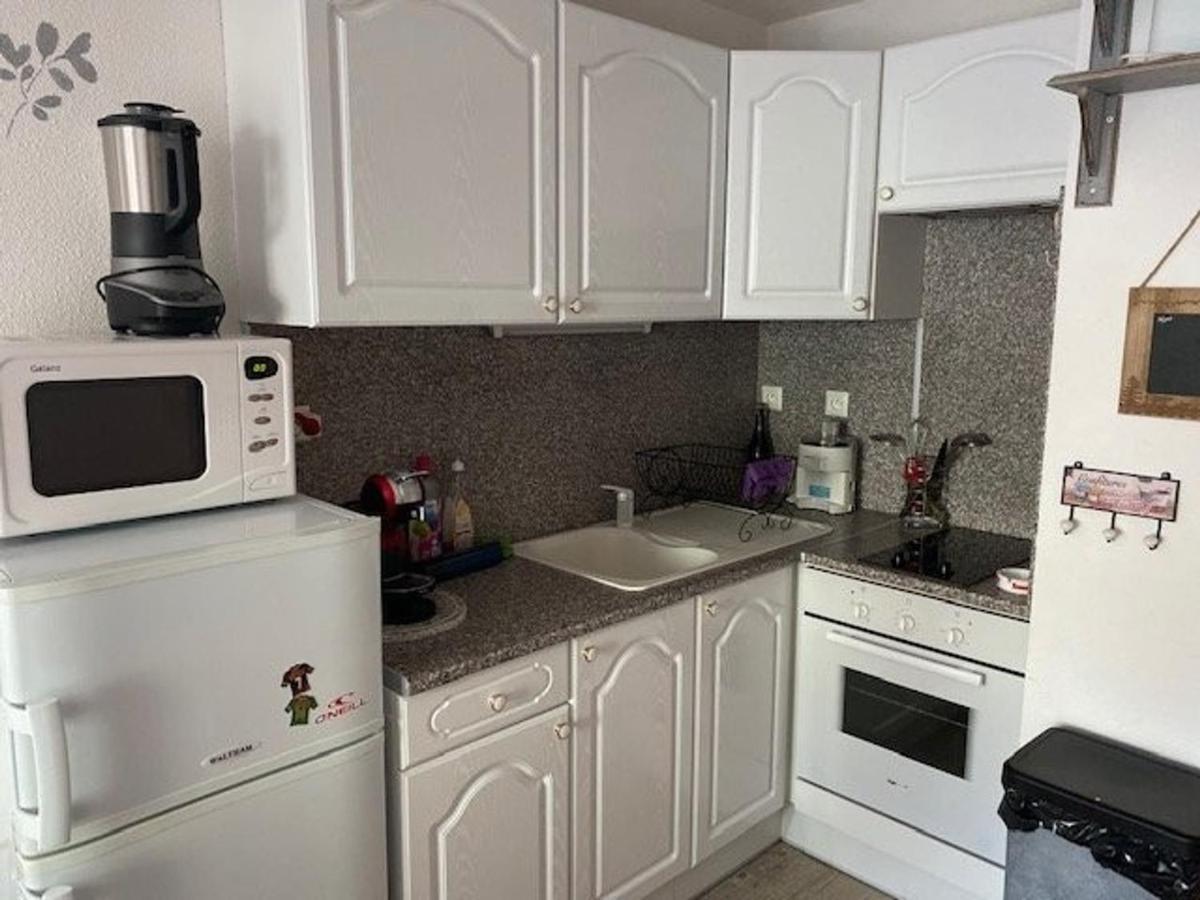 Studio Cabine Cozy Avec Terrasse, Parking, Et Casier A Ski - Ideal Famille De 4 A Bolquere - Fr-1-592-43 Екстериор снимка